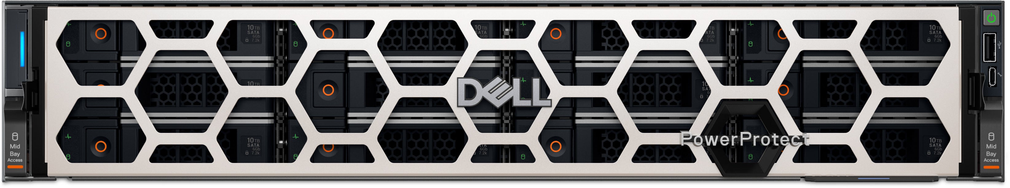 Dd6410 Rack Dell PowerProtect DD6410 Backup System DataDomain Base-T 10GB + 3 YRS ...