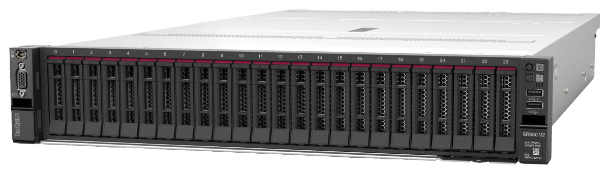 SERVIDOR LENOVO THINKSYSTEM SR650 V2 1x XEON GOLD 4314 (16C) 256GB RAM 10x 1.92TB SSD SATA 7Z73A05MLA