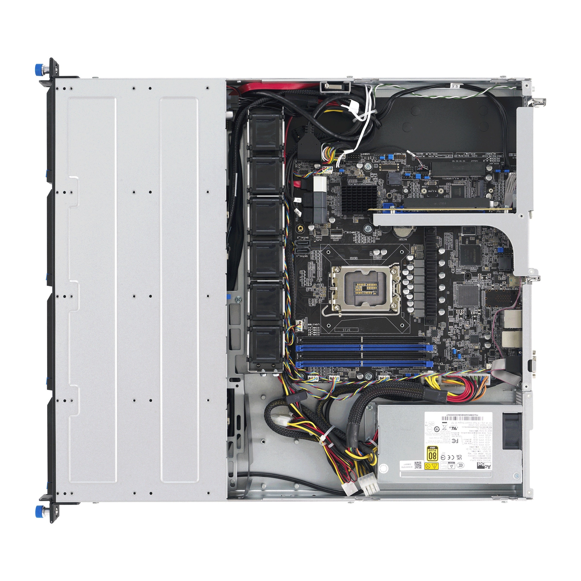 SERVIDOR RACKEABLE ASUS RS300-E12-PS4 (1U) - Intel Core i7-14700 32GB RAM DDR5 UDIMM 2X 4TB HDD SATA