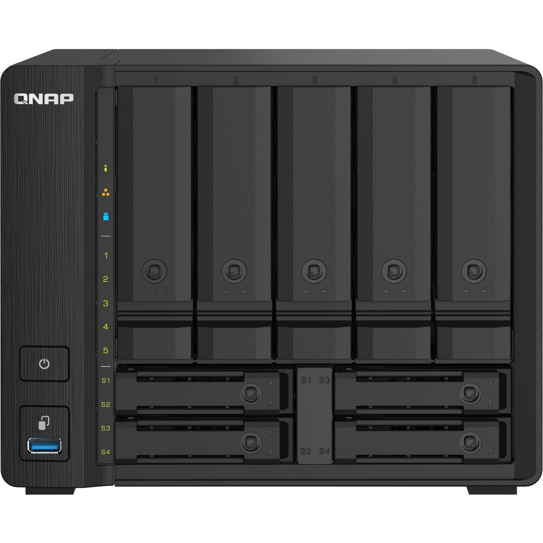 NAS TORRE QNAP TS-932PX 9 BAHÍAS (5X3.5+4X2.5) 4GB RAM QUADCORE 2X10GBSFP+2X2.5GB RJ45 HIBRÍDO